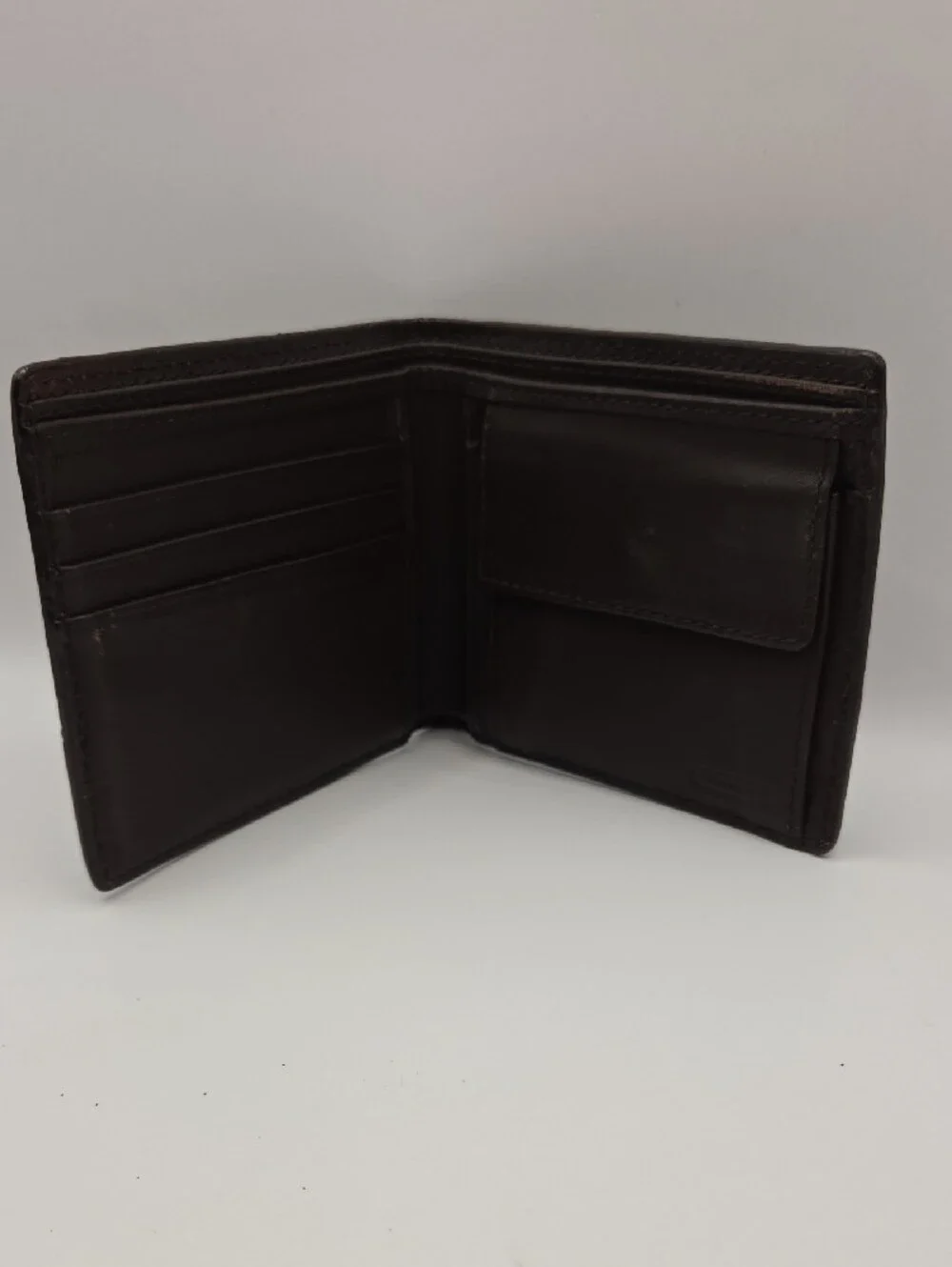 Coach Men's Brown Leather Card & Key Holder